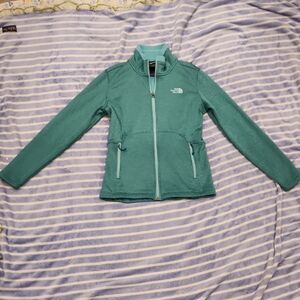 The North Face Turquoise Zip-Up Jacket